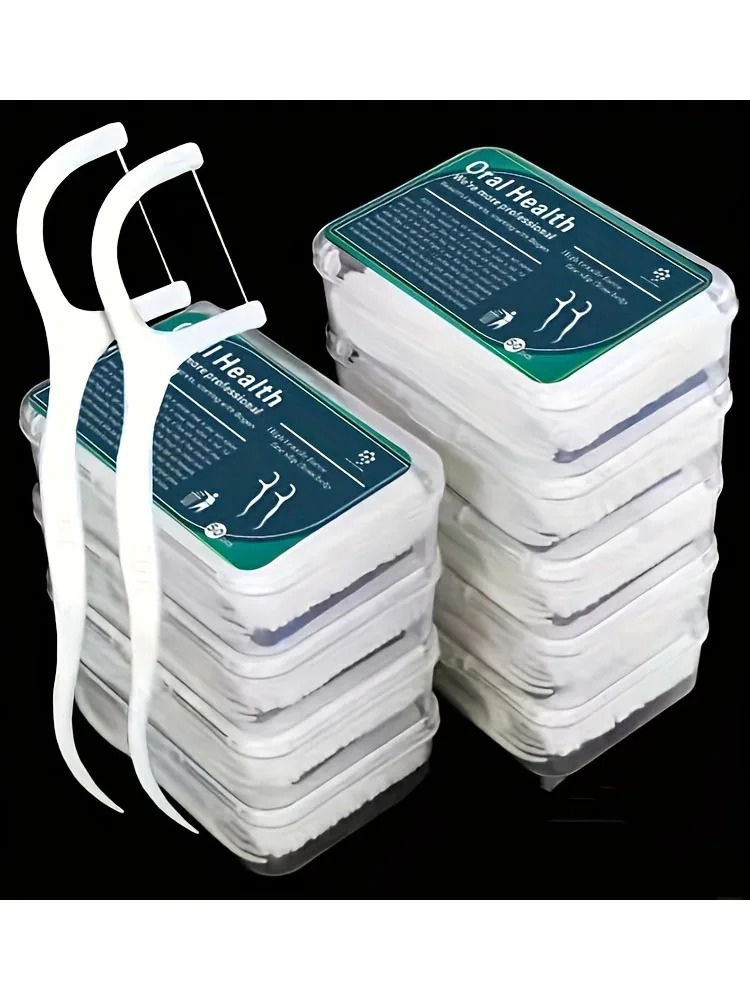 Dental Floss Picks - 50 unidades de hilo dental, hilo