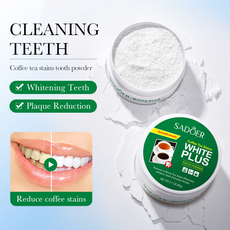Teeth Whitening Charcoal Powder - Carbón de bambú carbón activado blanqueamiento