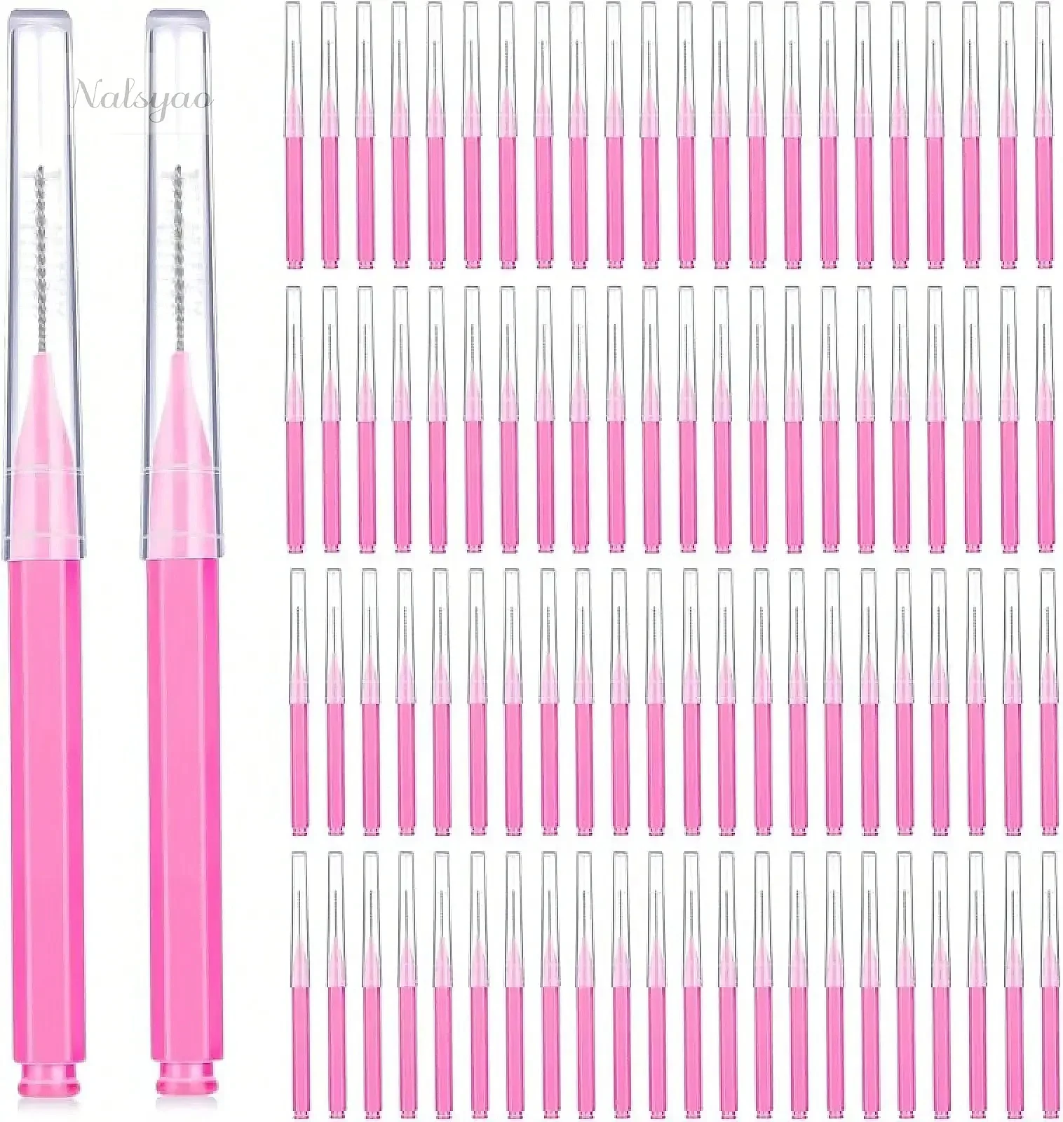 Dental Floss Picks - 100 Cepillos Interdentales, Palillos Dentales, Cabezales
