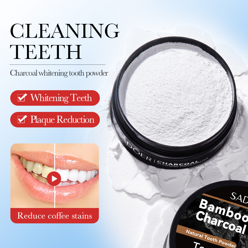 Teeth Whitening Charcoal Powder - Polvo Dental Blanqueador con Carbón Activado