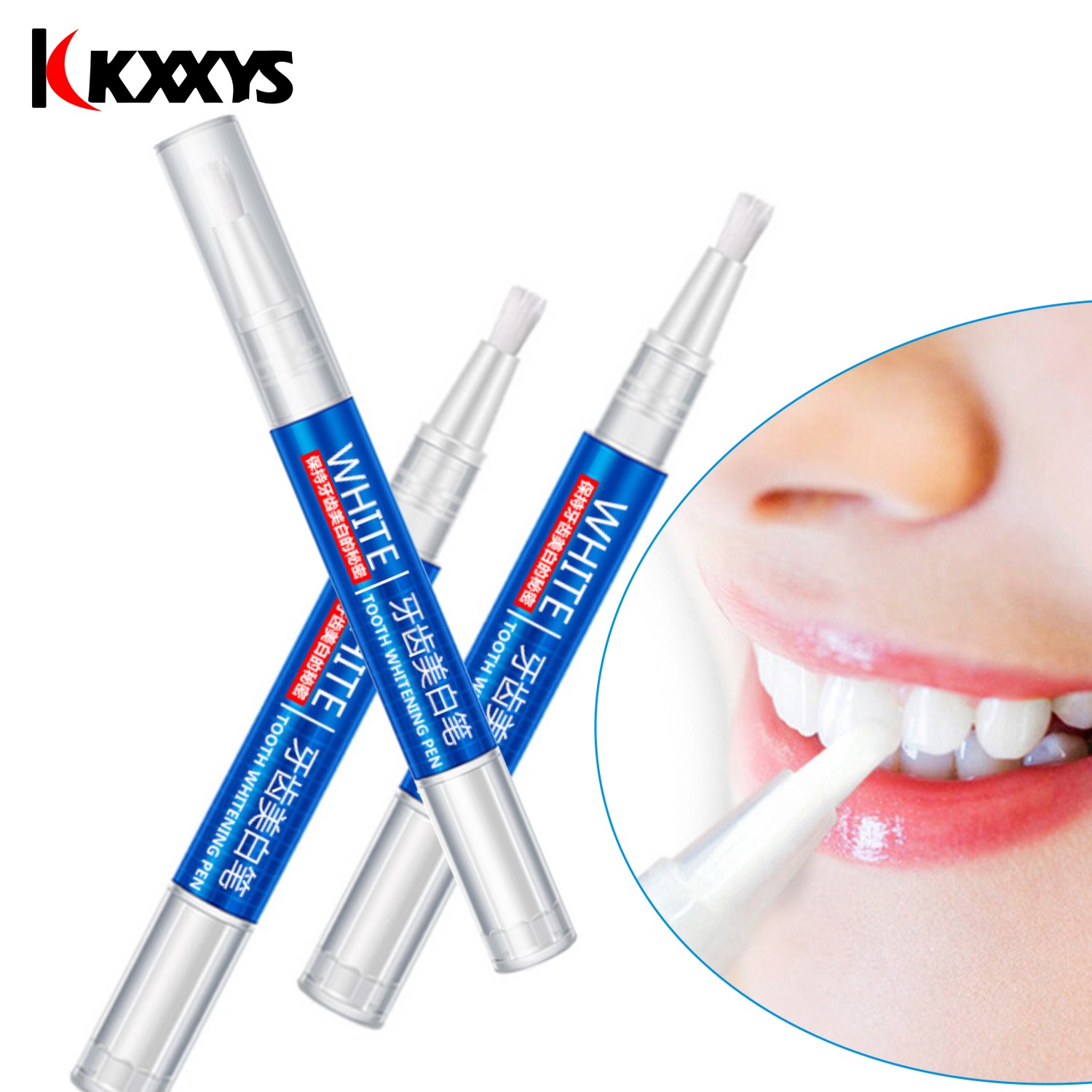 Teeth Whitening Bleaching Kit - Pluma blanca para blanquear los dientes,