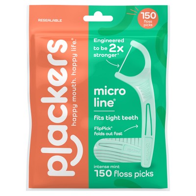 Dental Floss Picks - Hilo Dental Micromint con Palillo -
