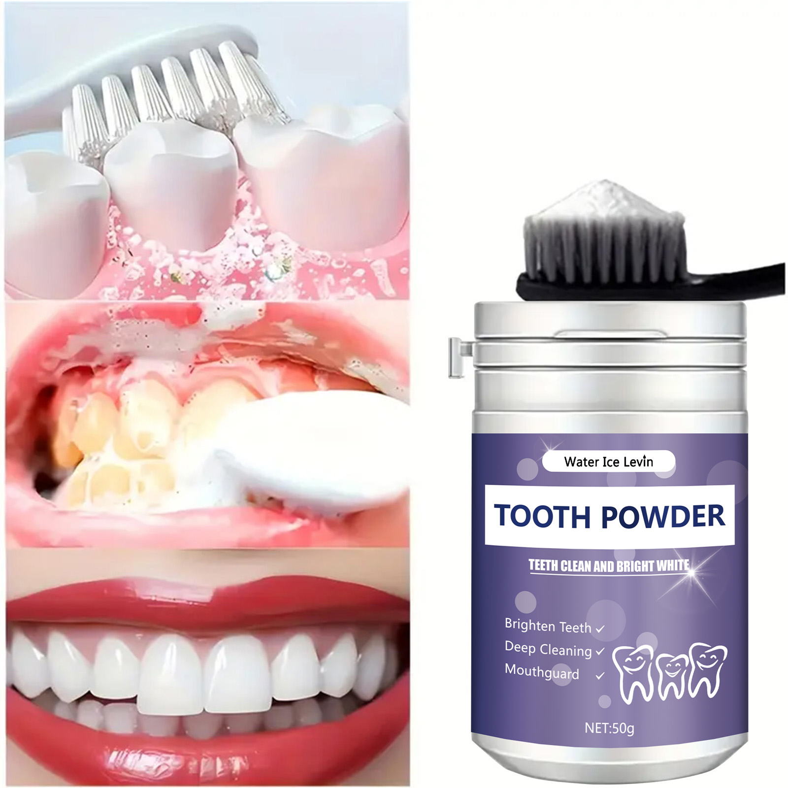 Polvo de dientes de perlas, al - Teeth Whitening Powder reseña y precio