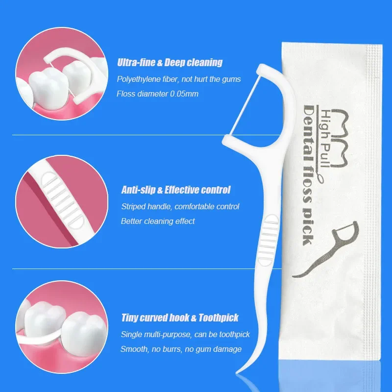 150 Uds. Palillos de hilo Dent - Dental Floss Picks reseña y precio
