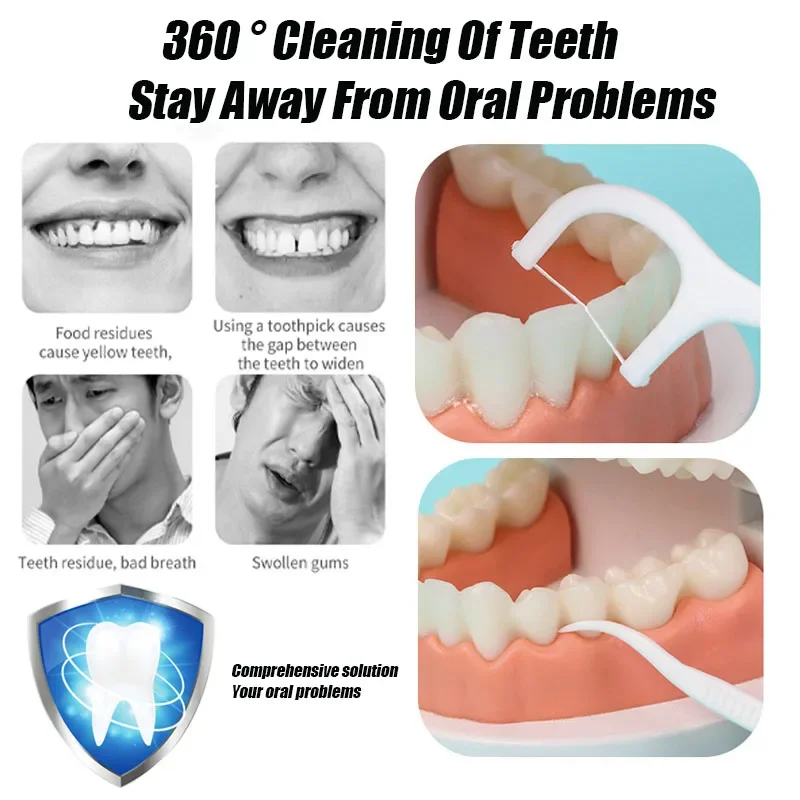 150 Uds. Palillos de hilo Dent - Dental Floss Picks reseña y precio