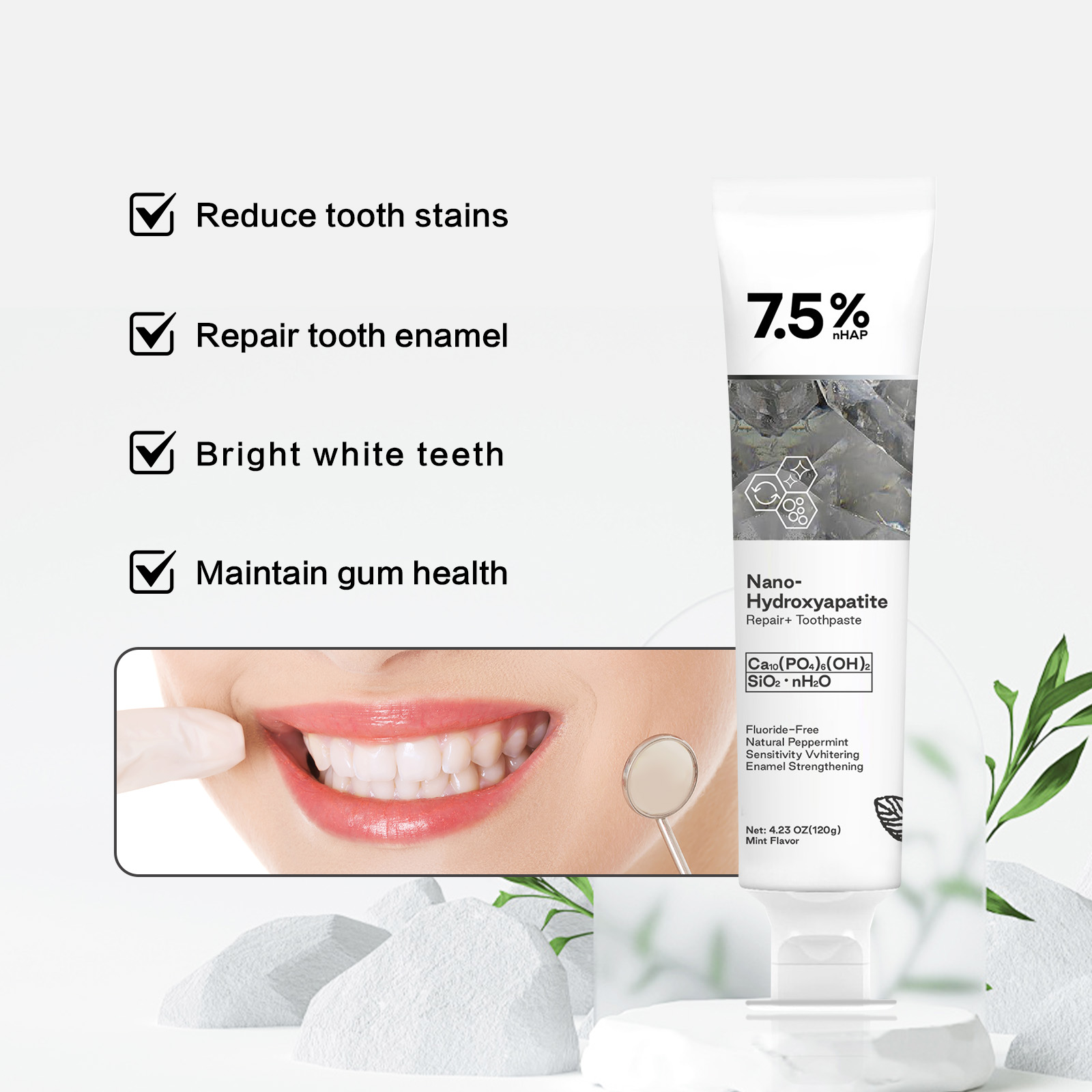 Pasta Dental con Nano Hidroxia - Remineralizing Toothpaste reseña y precio