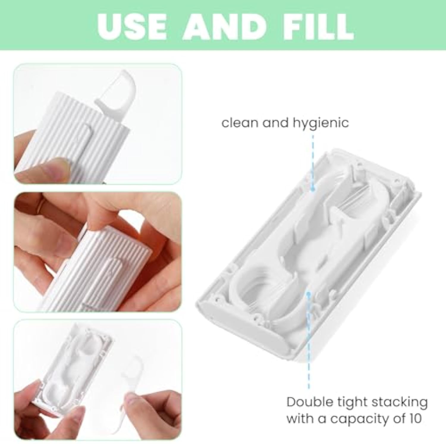 Dispensador automático portáti - Dental Floss Picks reseña y precio