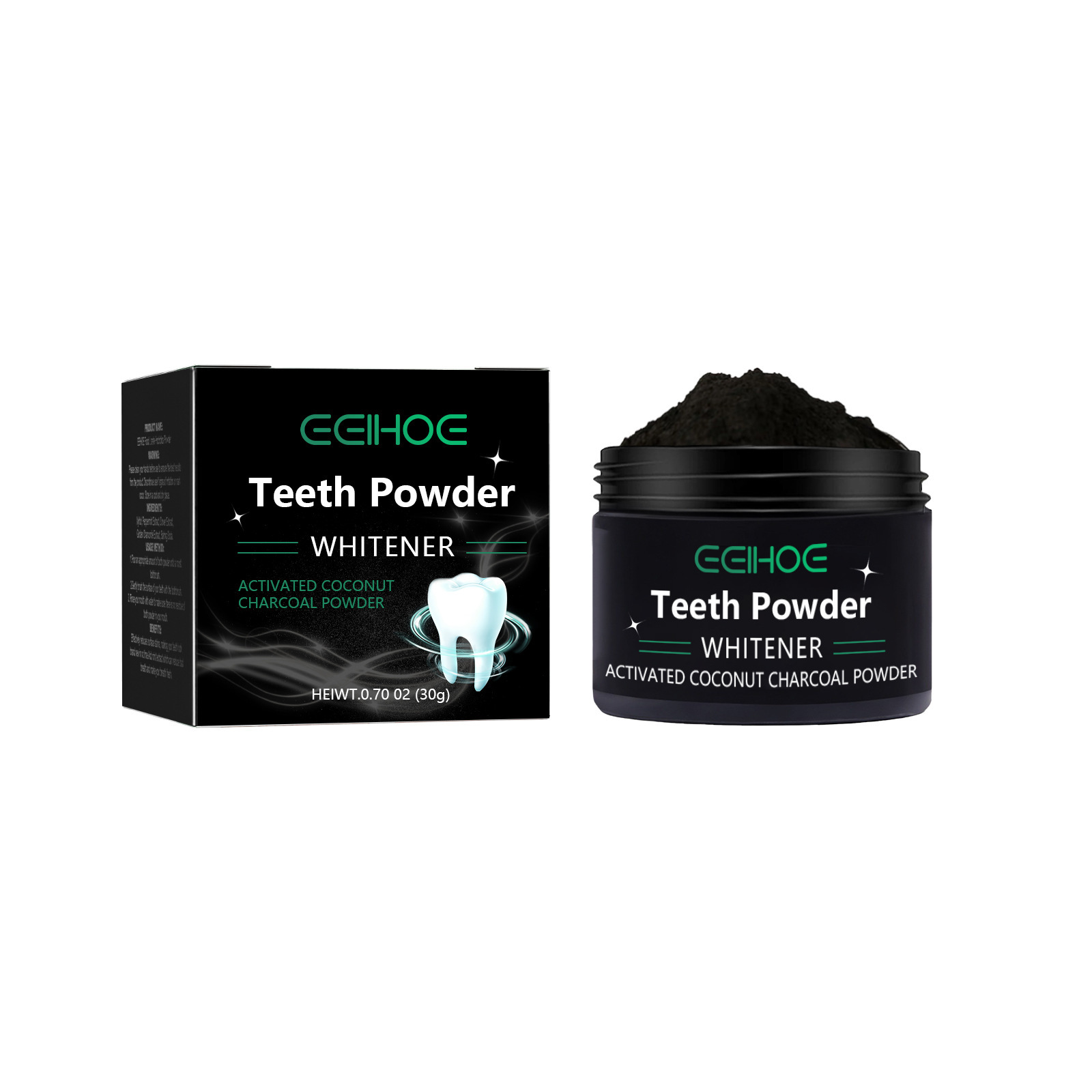 EELHOE-polvo de carbón para pr - Teeth Whitening Charcoal Powder reseña y precio