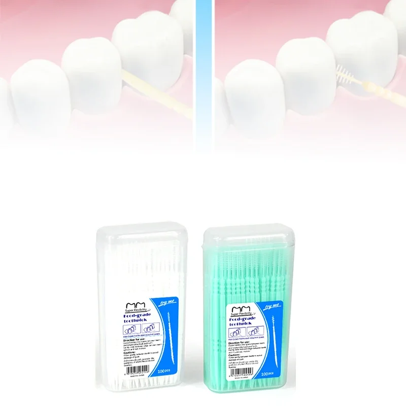100 unidades de hilo dental de - Dental Floss Picks reseña y precio
