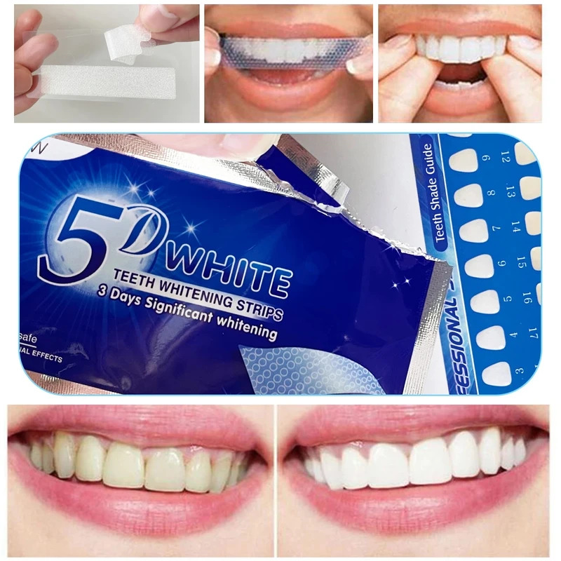 Tiras blanqueadoras de dientes - Teeth Whitening Bleaching Kit reseña y precio