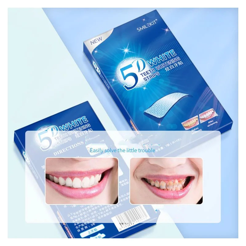 Tiras blanqueadoras de dientes - Teeth Whitening Bleaching Kit reseña y precio