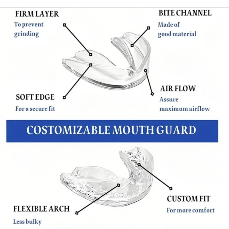 4 protectores bucales moldeabl - Dental Guard Night reseña y precio