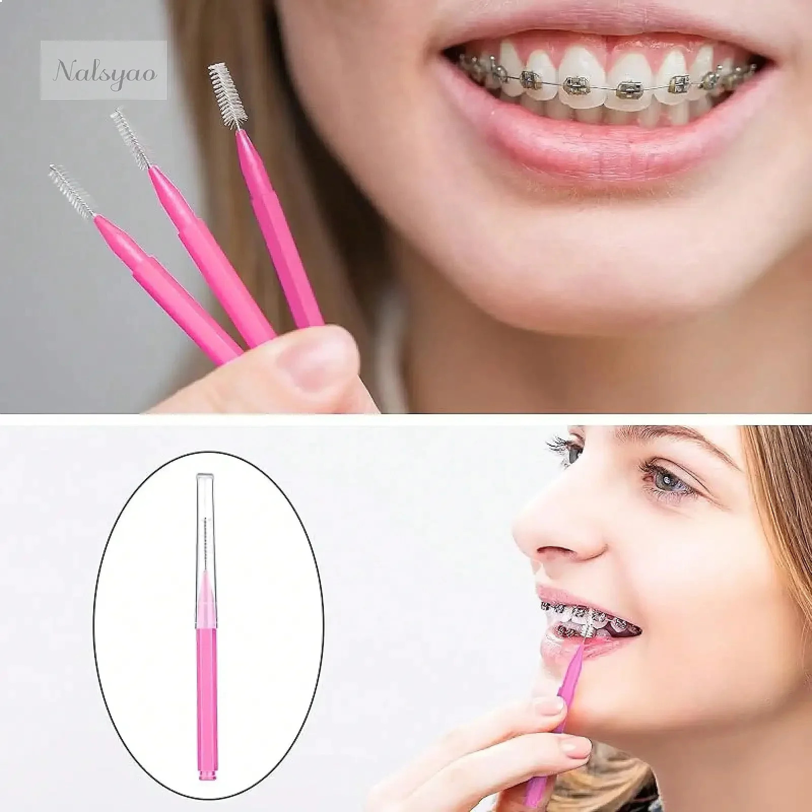 100 Cepillos Interdentales, Pa - Dental Floss Picks reseña y precio