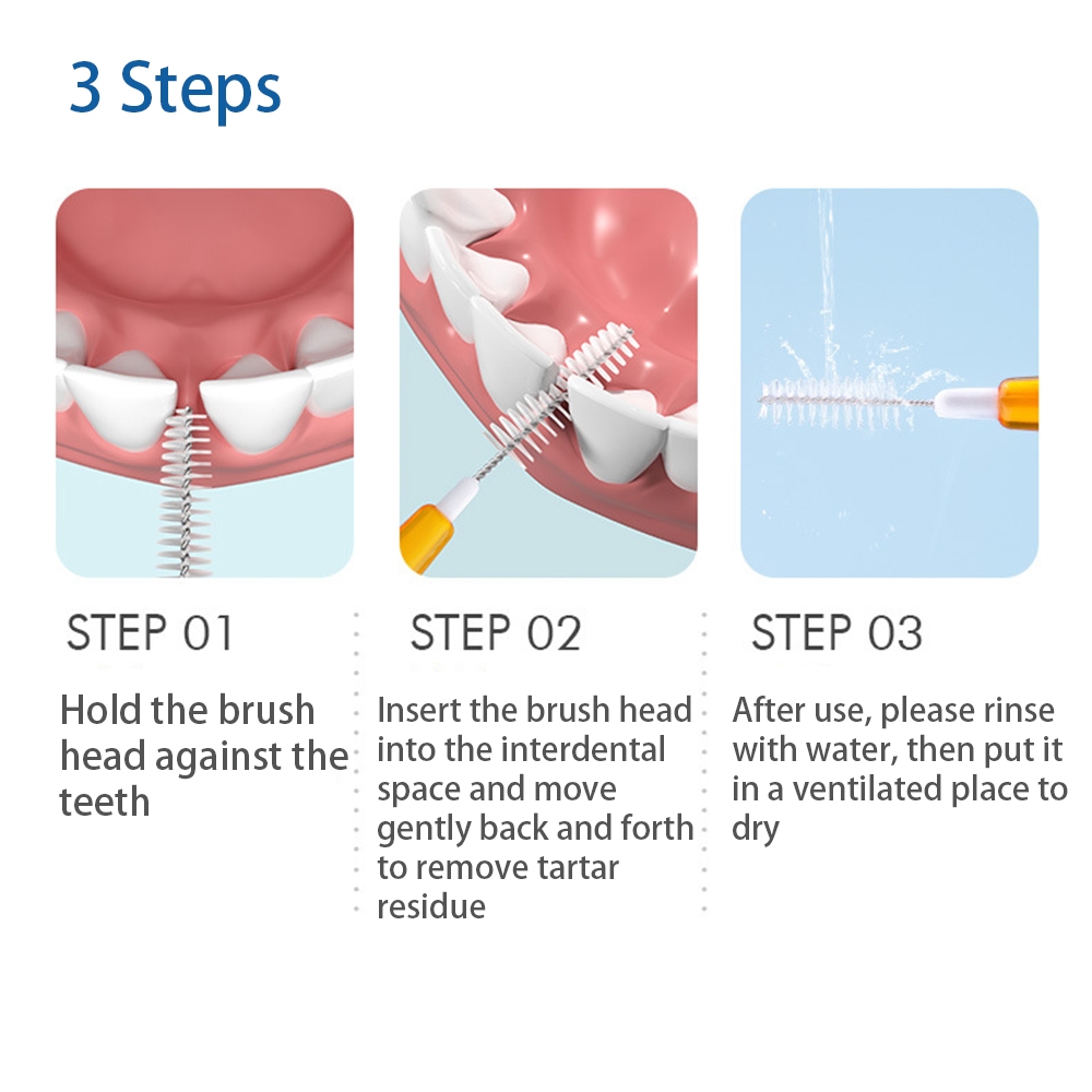 60 unids/caja cepillos interde - Dental Floss Picks reseña y precio