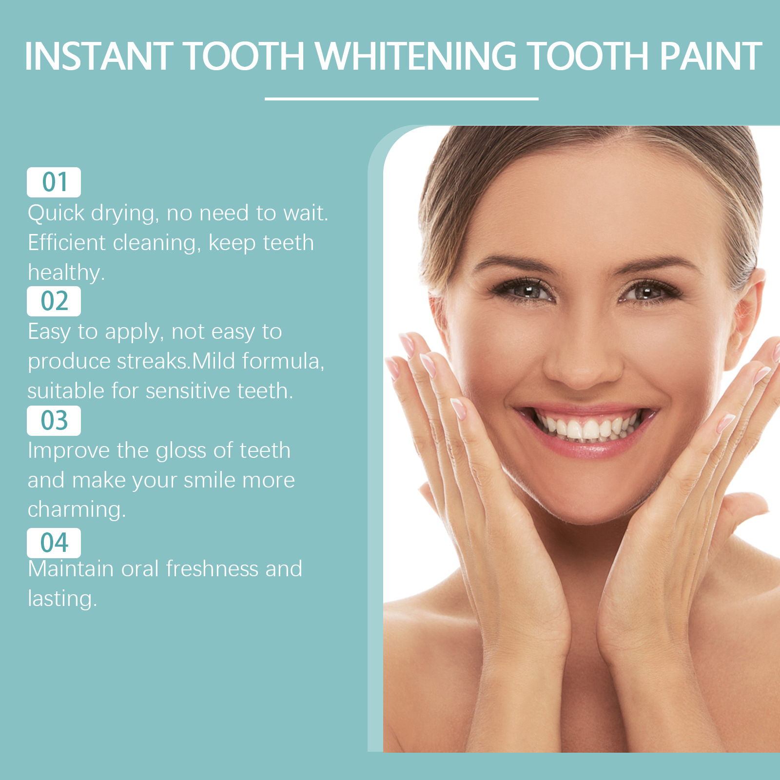 Pintura Dental Blanqueadora In - Teeth Paint Whitening reseña y precio