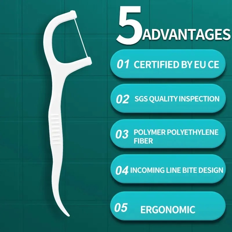 Palillos de dientes desechable - Dental Floss Picks reseña y precio