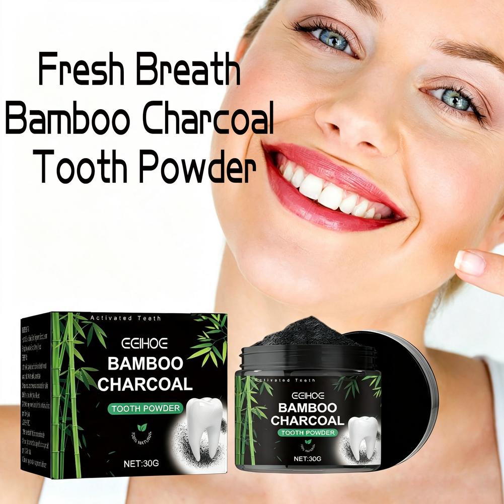 Polvo Blanqueador de Dientes,  - Teeth Whitening Charcoal Powder reseña y precio