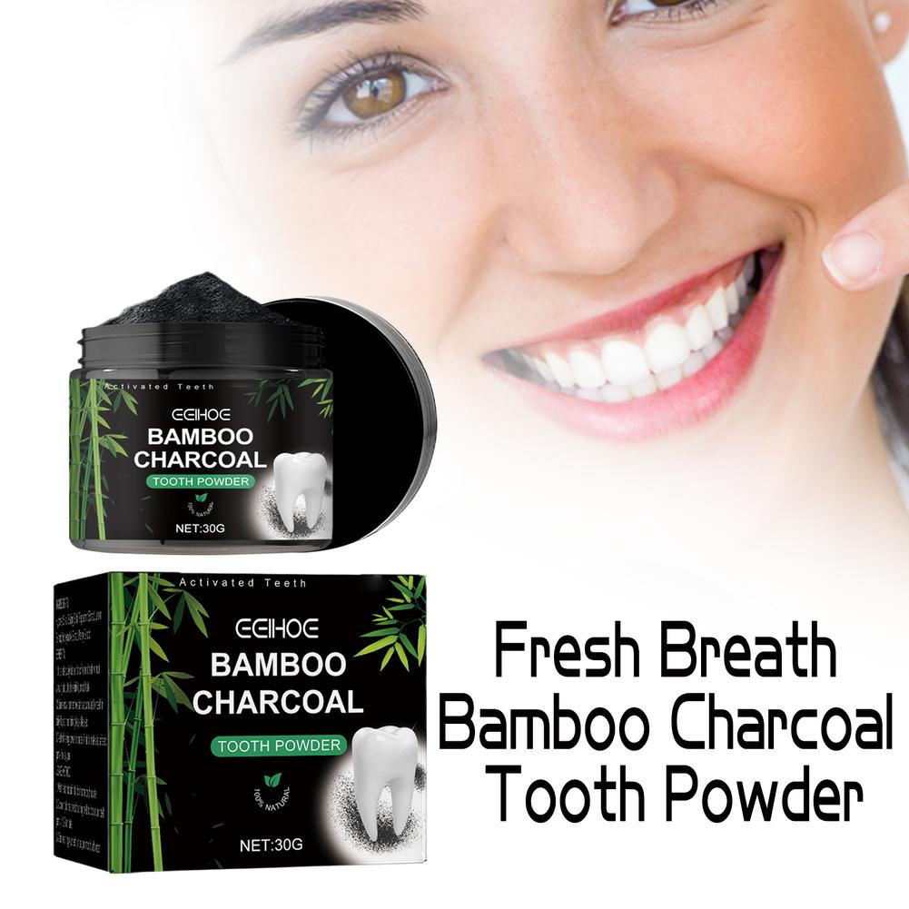 Polvo Blanqueador de Dientes,  - Teeth Whitening Charcoal Powder reseña y precio