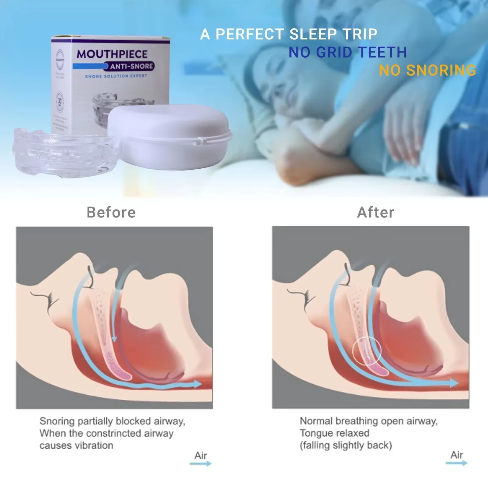 1/2/3/4/5 Uds., protector buca - Dental Guard Night reseña y precio