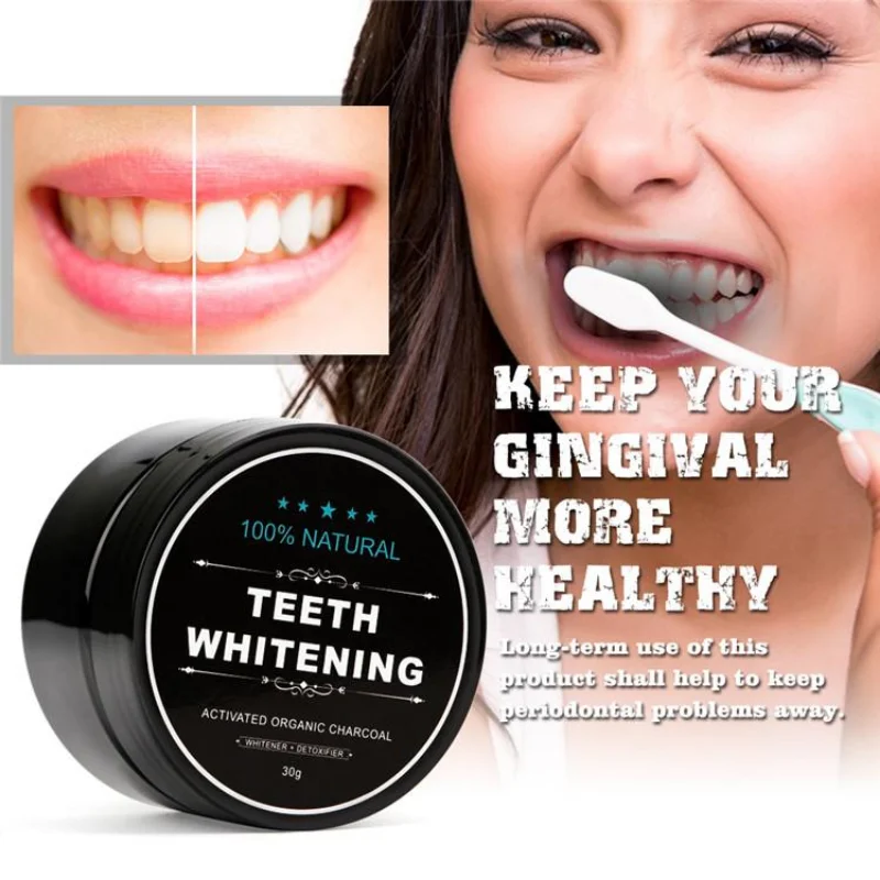 Polvo de carbón para dientes d - Teeth Whitening Charcoal Powder reseña y precio