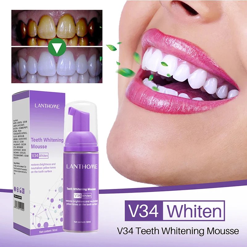 Mousse-pasta de dientes V34 pa - Teeth Whitening Charcoal Powder reseña y precio